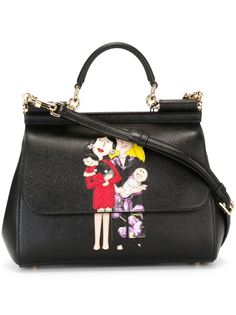 сумка-тоут Sicily с заплаткой Dolce &amp; Gabbana