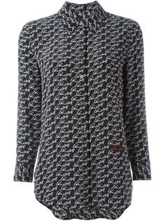 рубашка с принтом-логотипом Equipment