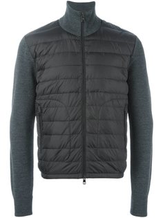 куртка с трикотажными рукавами Moncler
