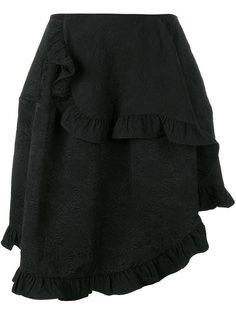 асимметричная юбка с оборками Simone Rocha