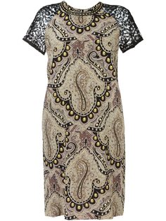 декорированное платье  Etro