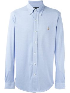 рубашка с вышитым логотипом Polo Ralph Lauren