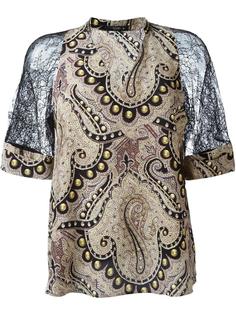 кружевная блузка  Etro