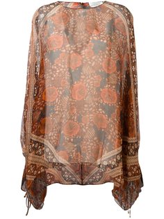 свободная блузка с цветочным принтом Chloé