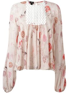 блузка с цветочным принтом   Giambattista Valli