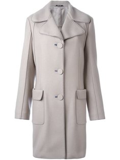 пальто с контрастной строчкой Maison Margiela