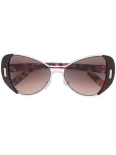 объемные солнцезащитные очки  Prada Eyewear