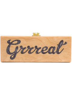 прямоугольный клатч grrreat  Edie Parker