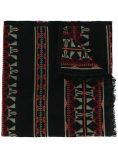 шарф с геометрическим узором Valentino
