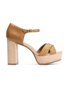 босоножки на высоком толстом кабулуке Sarah Chofakian