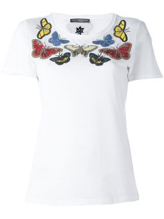 футболка с бабочками Alexander McQueen