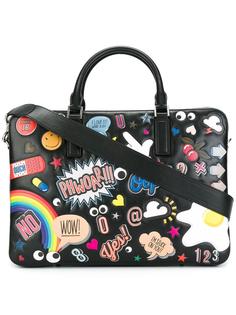 портфель с нашивками  Anya Hindmarch