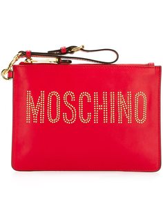 декорированный клатч  Moschino