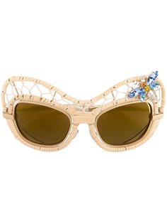 декорированные солнцезащитные очки Dolce &amp; Gabbana Eyewear