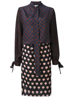 платье с орнаментом Lanvin