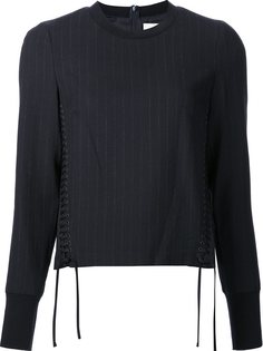 топ в тонкую полоску со шнуровкой 3.1 Phillip Lim