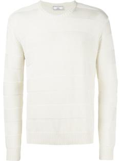 свитер с круглым вырезом в тональную полоску Ami Alexandre Mattiussi