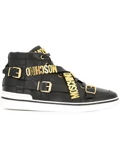 хайтопы с логотипом Moschino