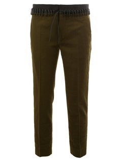 брюки с кружевным поясом Haider Ackermann