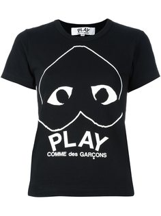 футболка с принтом-логотипом Comme Des Garçons Play