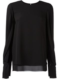 блузка с драпированными рукавами 3.1 Phillip Lim