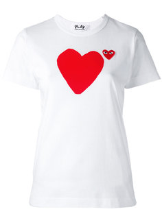 футболка с принтом Heart Comme Des Garçons Play