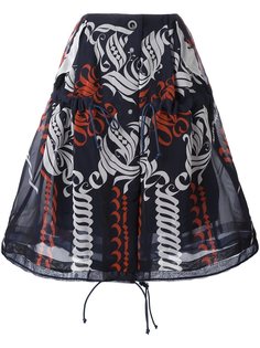 юбка с узором  Sacai