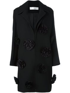 пальто с цветочной аппликацией Victoria Victoria Beckham