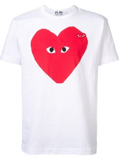 футболка с принтом Heart Comme Des Garçons Play