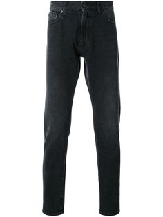 джинсы с контрастной меховой панелью MSGM