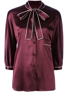 рубашка с завязкой на бант  Dolce &amp; Gabbana