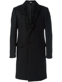 пальто с шерстяными лацканами  Fendi