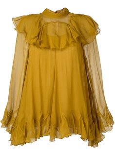 блузка с оборками Chloé