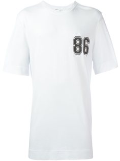 футболка с принтом 86 Helmut Lang