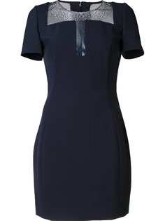 облегающее платье с короткими рукавами Versace Collection