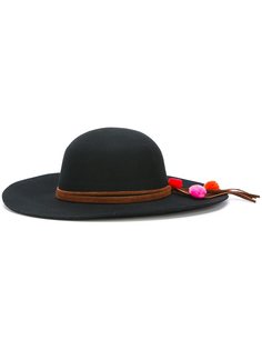 фетровая шляпа с помпонами Sensi Studio
