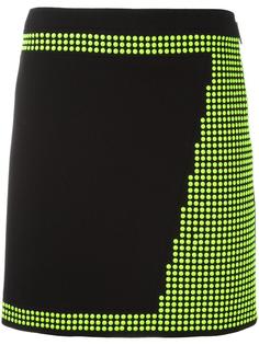 мини-юбка с заклепками Christopher Kane