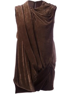 топ с эффектом драпировки Rick Owens