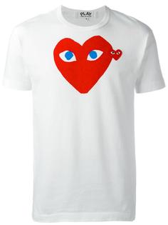 футболка с принтом-логотипом Comme Des Garçons Play