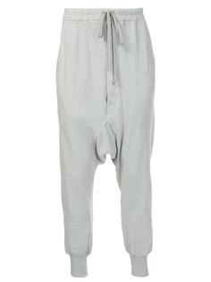 брюки с заниженным шаговым швом Rick Owens DRKSHDW