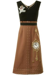 платье с заплаткой Wonderland Dolce &amp; Gabbana