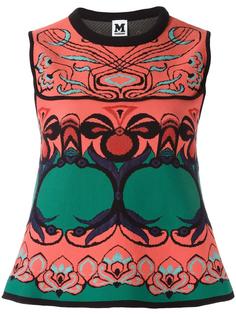 вязаный топ с орнаментом M Missoni