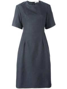 платье миди с короткими рукавами Jil Sander