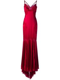 вечернее платье с кружевной отделкой Dolce &amp; Gabbana