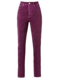 velvet high waist skinny trousers Amapô