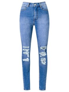 distressed high waist skinny jeans Amapô