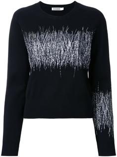 джемпер с вышивкой Jil Sander