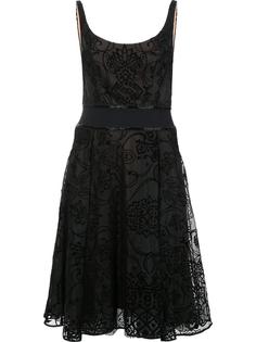 расклешенное платье  Marchesa Notte