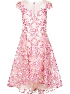 платье с цветочной вышивкой Marchesa Notte