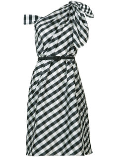 платье из тафты на одно плечо Carolina Herrera